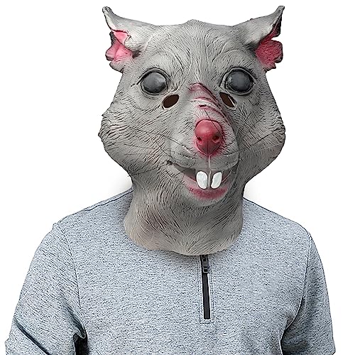 NICEYEA Lustige Maus Maske Tierkopfmaske Maus Kopfbedeckung Halloween Karneval cosplay Party Parade Requisiten NICEYEA Lustige Maus Maske Tierkopfmaske Maus Kopfbedeckung Halloween Karneval cosplay Party Parade Requisiten von NICEYEA