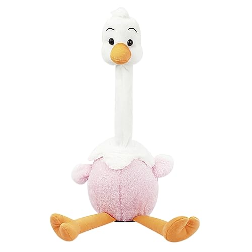 NICEYEA Sprechender Strauß Plüschtiere Babyspielzeug, Tanzender Strauß Singender Strauß mit Wiedergabefunktion, Singender,Aufzeichnung,Leuchten, Baby Interaktives Plüschtier für 2 3 4+ Jahre Kinder NICEYEA Sprechender Strauß Plüschtiere Babyspielzeug, Tanzender Strauß Singender Strauß mit Wiedergabefunktion, Singender,Aufzeichnung,Leuchten, Baby Interaktives Plüschtier für 2 3 4+ Jahre Kinder von NICEYEA