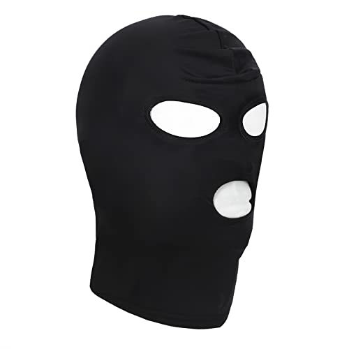 NICEYEA Vollgesichtsmaske Schwarz Vollabdeckung Maske Kapuze Sturmhaube Elastische Hals Gesichtsmaske Cosplay Kostüm Atmungsaktiv Gesichtsbedeckung Offener Mund und Augen Halloween Cosplay Sport Radfahren Hut NICEYEA Vollgesichtsmaske Schwarz Vollabdeckung Maske Kapuze Sturmhaube Elastische Hals Gesichtsmaske Cosplay Kostüm Atmungsaktiv Gesichtsbedeckung Offener Mund und Augen Halloween Cosplay Sport Radfahren Hut von NICEYEA