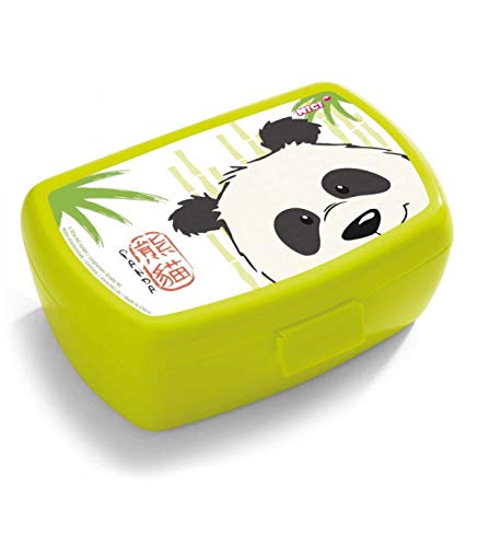 Brotzeitdose "Panda" / Brotdose / Lunchbox / Größe: ca.12x17x7cm von Iden