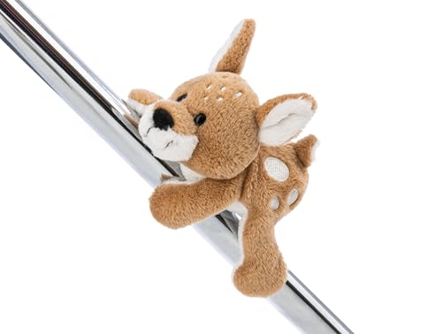 MagNICI Rehbock René Roebuck 12cm - braun - Kuscheltier mit Magnet – Plüschtier haftet auf Metalloberflächen, Magnettafeln und Taschenhänkel als Reisebegleiter – tolle Geschenkidee | 62264 von NICI