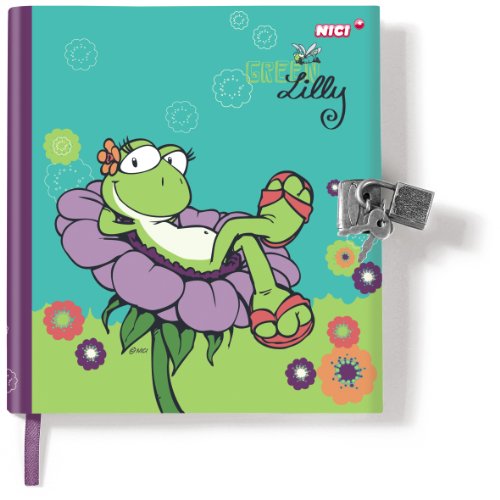 NICI 35459 - Tagebuch Frosch, Green Lilly, Din A5 von NICI