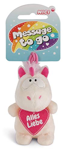 NICI 42720, 8 cm Anhänger Einhorn Theodor Alles Liebe, weiß/pink NICI 42720, 8 cm Anhänger Einhorn Theodor Alles Liebe, weiß/pink von NICI