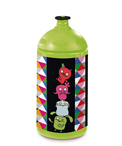 NICI 42954 Trinkflasche Ugly Dolls, 19,5 cm, bunt, Füllvolumen 500 ml von NICI