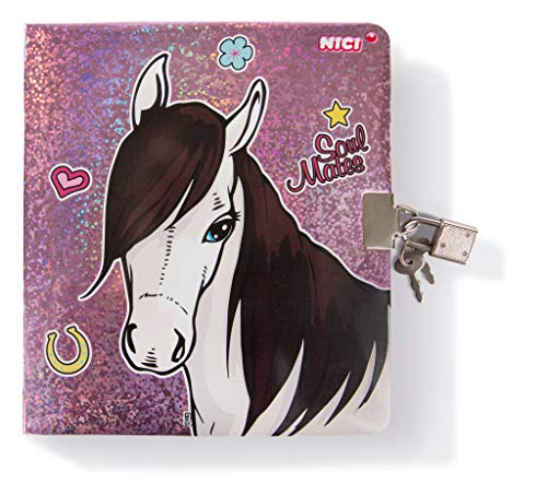 NICI 43233, 16,5 x 18 cm Tagebuch Pferd Ayeta, rosa von NICI