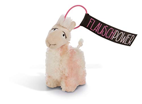 NICI 44391 Anhänger Lama Flokatina mit elastischer Schlaufe, 12cm, aus flauschigem Plüsch von NICI