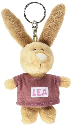 NICI 44634 Schlüsselanhänger Hase mit T-Shirt Lea 10cm, Beige NICI 44634 Schlüsselanhänger Hase mit T-Shirt Lea 10cm, Beige von NICI