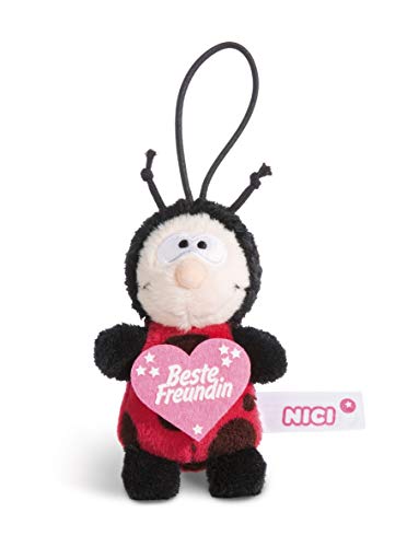 NICI 44857 Anhänger Marienkäfer mit Spruch Beste Freundin 8cm mit Loop, rot/schwarz NICI 44857 Anhänger Marienkäfer mit Spruch Beste Freundin 8cm mit Loop, rot/schwarz von NICI