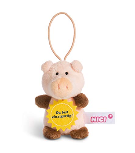 NICI 44866 Anhänger Schwein mit Spruch Du bist einzigartig 8cm mit Loop NICI 44866 Anhänger Schwein mit Spruch Du bist einzigartig 8cm mit Loop von NICI