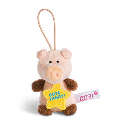 NICI 44870 Anhänger Schwein mit Spruch Gute Fahrt 8cm mit Loop NICI 44870 Anhänger Schwein mit Spruch Gute Fahrt 8cm mit Loop von NICI