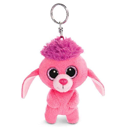 NICI 45549 Glubschis Schlüsselanhänger Pudel Mookie 9cm, große Glitzeraugen, Plüschtier mit Schlüsselring, pink/lila NICI 45549 Glubschis Schlüsselanhänger Pudel Mookie 9cm, große Glitzeraugen, Plüschtier mit Schlüsselring, pink/lila von NICI