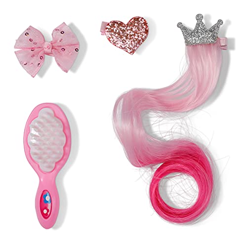 NICI 45881 Styling-Set 4-teilig Soulmates Princess 25cm-Zubehör für Frisier-Pferd zum Spielen und Stylen, pink NICI 45881 Styling-Set 4-teilig Soulmates Princess 25cm-Zubehör für Frisier-Pferd zum Spielen und Stylen, pink von NICI