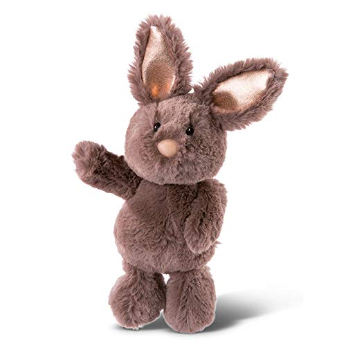 NICI 46334 Kuscheltier Hase Dunkelbraun 20cm – Plüschtier für Mädchen, Jungen & Babys – Flauschiges Stofftier zum Spielen, Sammeln & Kuscheln – Gemütliches Schmusetier von NICI