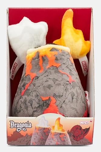NICI Plüschvulkan 12cm mit Wolke und Feuer, in Geschenkverpackung von NICI