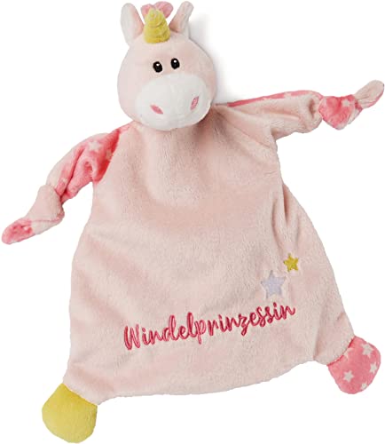 NICI 46730 Einhorn Windelprinzessin 25x25 cm ab 0+ Monaten – Kuscheltuch für Babys & Kleinkinder – Baby Kuscheltier/Schnuffeltuch – Schmusetuch für Mädchen & Jungen, PINK/WEIß NICI 46730 Einhorn Windelprinzessin 25x25 cm ab 0+ Monaten – Kuscheltuch für Babys & Kleinkinder – Baby Kuscheltier/Schnuffeltuch – Schmusetuch für Mädchen & Jungen, PINK/WEIß von NICI