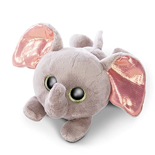 NICI Glubschis: Das Original – Glubschis Elefant Billi-Balu 25cm – Liegender Kuscheltier Elefant – Flauschiges Plüschtier mit großen Glitzeraugen – Schmusetier für Kuscheltierliebhaber von NICI