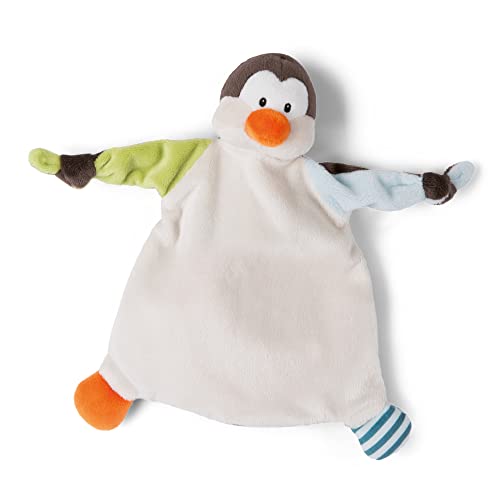 NICI 47137 Pinguin 25x25 cm ab 0+ Monaten – Kuscheltuch für Babys & Kleinkinder – Baby Kuscheltier/Schnuffeltuch – Schmusetuch für Mädchen & Jungen von NICI