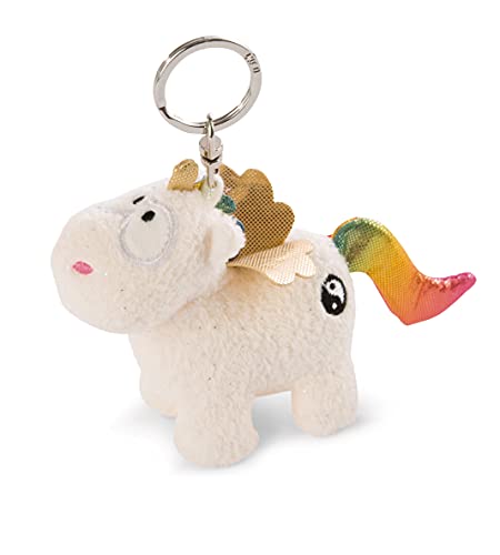 NICI 47371 Schlüsselanhänger Rainbow Yang 10cm – Einhorn Kuscheltieranhänger mit Schlüsselring für Schlüsselbund, Schlüsselhalter & Schlüsselkette – Taschenanhänger Theodor&Friends, weiß/bunt NICI 47371 Schlüsselanhänger Rainbow Yang 10cm – Einhorn Kuscheltieranhänger mit Schlüsselring für Schlüsselbund, Schlüsselhalter & Schlüsselkette – Taschenanhänger Theodor&Friends, weiß/bunt von NICI
