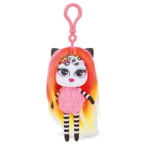 NICI 47503 Pixidoos Puppe Piku 14cm mit Karabiner – stylischer Puppenanhänger für Tasche, Rucksack, Schlüsselbund-Trendiger Plüschanhänger, pink/schwarz, 14 cm NICI 47503 Pixidoos Puppe Piku 14cm mit Karabiner – stylischer Puppenanhänger für Tasche, Rucksack, Schlüsselbund-Trendiger Plüschanhänger, pink/schwarz, 14 cm von NICI