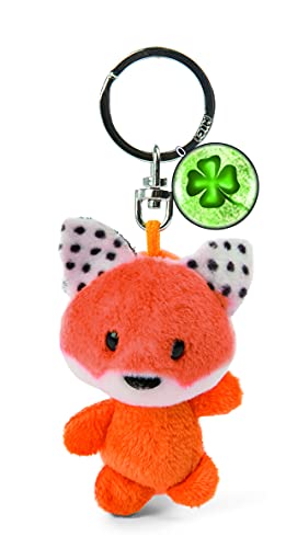 NICI 47534 Schlüsselanhänger Fuchs Plüsch 7cm Kleeblatt-Symbol, Orange/Weiß NICI 47534 Schlüsselanhänger Fuchs Plüsch 7cm Kleeblatt-Symbol, Orange/Weiß von NICI