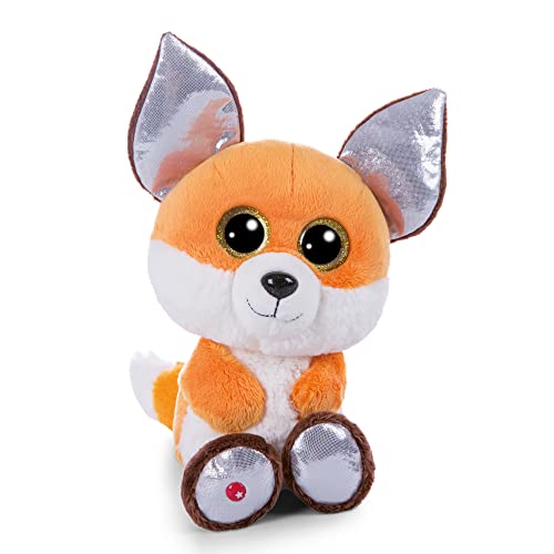 NICI Glubschis: Das Original – Glubschis Fuchs Runizzi 15cm I sitzender Plüschtier Fuchs mit großen Glitzeraugen I Schmusetier für Kuscheltierliebhaber von NICI