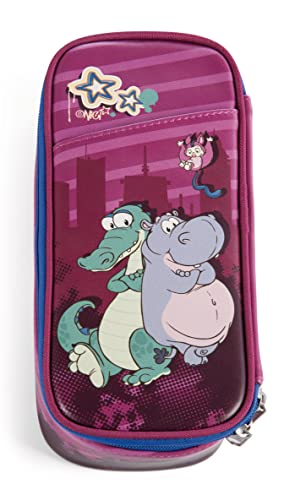 NICI 47985 Stiftmäppchen Krokodil und Nilpferd 21x10x6cm, bunt NICI 47985 Stiftmäppchen Krokodil und Nilpferd 21x10x6cm, bunt von NICI