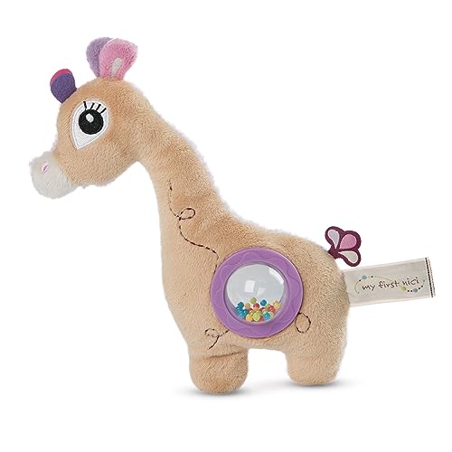 NICI Schmusetier 2D Giraffe Sasuma 20cm mit Beschäftigungselementen von NICI