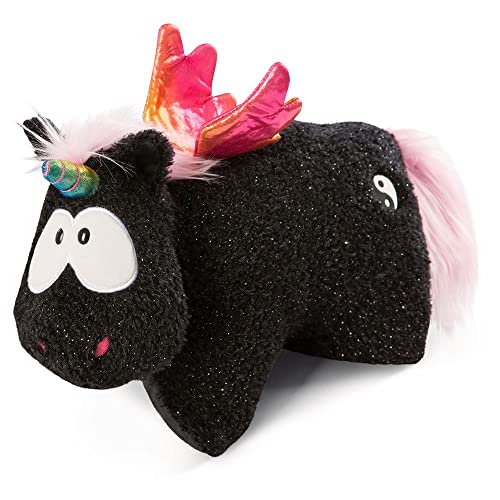 NICI Kuscheltierkissen Einhorn Rainbow Yin 40x30cm – 2 in 1: Kuscheltier & Kuschelkissen für Mädchen, Jungen & Babys – Plüschtier & Plüschtier-Kissen in einem, 48412, Schwarz, 40 X 30 cm NICI Kuscheltierkissen Einhorn Rainbow Yin 40x30cm – 2 in 1: Kuscheltier & Kuschelkissen für Mädchen, Jungen & Babys – Plüschtier & Plüschtier-Kissen in einem, 48412, Schwarz, 40 X 30 cm von NICI