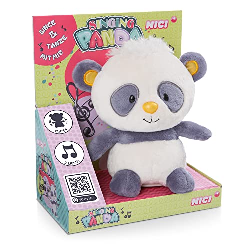 NICI Kuscheltier Singing Panda 20cm I Plüschtier mit Sing & Tanzfunktion mit 2 Songs a 30 Sekunden inkl. Batterien I Spielzeug zum singen & tanzen – 48417 NICI Kuscheltier Singing Panda 20cm I Plüschtier mit Sing & Tanzfunktion mit 2 Songs a 30 Sekunden inkl. Batterien I Spielzeug zum singen & tanzen – 48417 von NICI