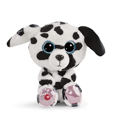 NICI GLUBSCHIS Dalmatiner Dottino 15 cm – Kuscheltier aus weichem Plüsch, niedliches Plüschtier zum Kuscheln und Spielen, für Kinder & Erwachsene, 48695, tolle Geschenkidee, schwarz-weiß von NICI