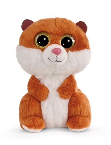 NICI GLUBSCHIS Hamster Stubbi 15 cm – Kuscheltier aus weichem Plüsch, niedliches Plüschtier zum Kuscheln und Spielen, für Kinder & Erwachsene, 48699, tolle Geschenkidee, braun von NICI