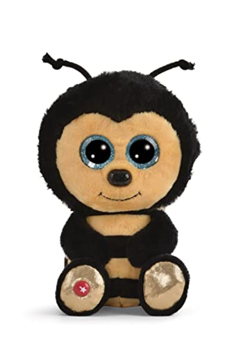 NICI GLUBSCHIS Biene Miss Bizz 15 cm – Kuscheltier aus weichem Plüsch, niedliches Plüschtier zum Kuscheln und Spielen, für Kinder & Erwachsene, 48733, tolle Geschenkidee, schwarz-gelb von NICI
