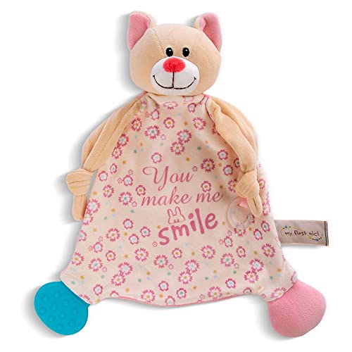 NICI Schmusetuch Katze 25 x 25 cm – niedliches Schnuffeltuch ab 0 + Monaten, Kuscheltuch für Mädchen, Jungen & Babys, 48894, tolle Geschenkidee, beige NICI Schmusetuch Katze 25 x 25 cm – niedliches Schnuffeltuch ab 0 + Monaten, Kuscheltuch für Mädchen, Jungen & Babys, 48894, tolle Geschenkidee, beige von NICI