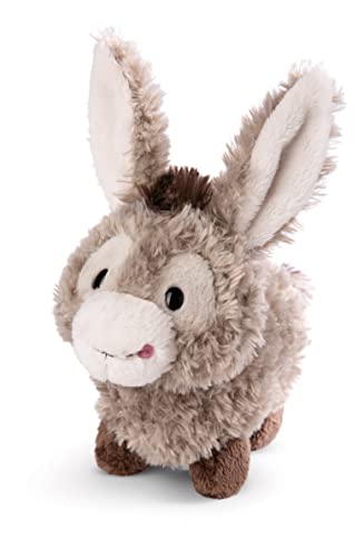 NICI 49032 Kuscheltier Esel Donkeylee 18cm grau stehend-Nachhaltiges Stofftier aus weichem Plüsch, niedliches Plüschtier zum Kuscheln und Spielen, für Kinder & Erwachsene, tolle Geschenkidee von NICI