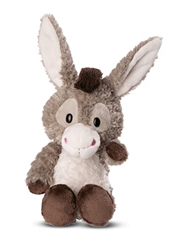 NICI Kuscheltier Esel Donkeylee 22 cm – naturgetreues Stofftier aus weichem Plüsch zum Kuscheln und Spielen, niedliches Plüschtier für Kinder & Erwachsene, 49033, tolle Geschenkidee, grau von NICI