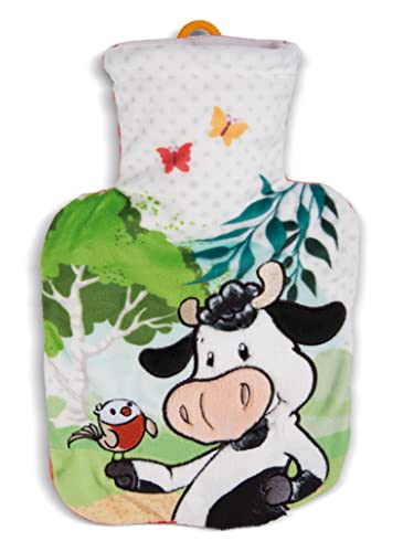 NICI 49037 Kuh Cowluna 500ml bunt-Nachhaltige Kuscheltier Wärmflasche-Kuscheliges Wärmetier ab 10 Monaten – Wärmeflasche Tier – Plüschtier Bettflasche von NICI