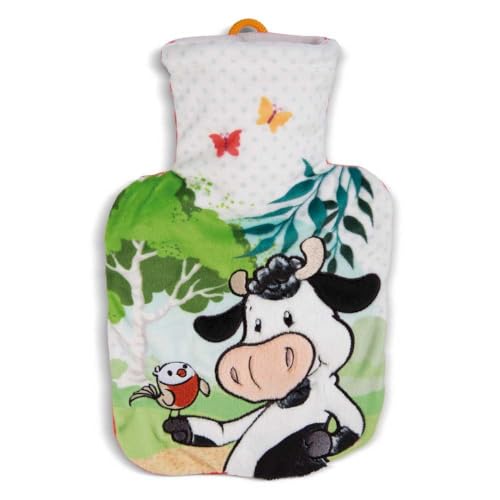 NICI 49037 Kuh Cowluna 500ml bunt-Nachhaltige Kuscheltier Wärmflasche-Kuscheliges Wärmetier ab 10 Monaten – Wärmeflasche Tier – Plüschtier Bettflasche von NICI