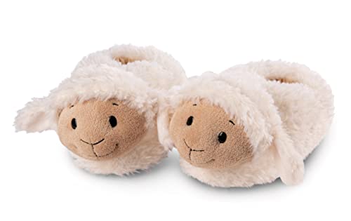 NICI 49041 Schaf Sheepmila Größe (M) 34-37 beige-Nachhaltige warme Kuscheltier Hausschuhe für Jungen und Mädchen – Tier-Schuhe mit Anti-Rutsch Sohle – Slippers, 34-34(M) von NICI