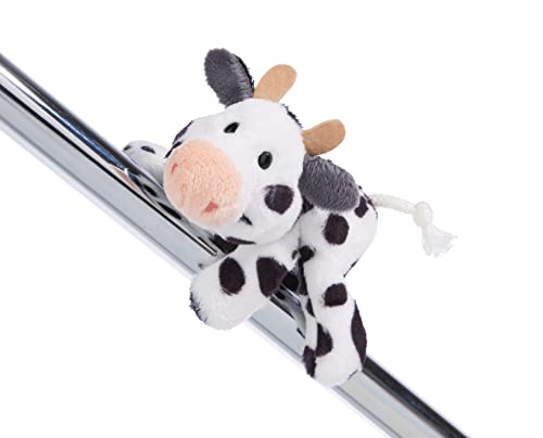 NICI 49192 MagNICI Kuh Cowluna 12cm weiß-Nachhaltiges Kuscheltier mit Magnet – Magnettier für Kühlschrank, Tafel, Metall & vieles mehr tolle Geschenkidee, 12 cm von NICI