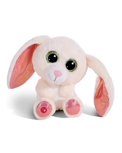NICI GLUBSCHIS Hase Chibbia 15cm I Kuscheltier Hase mit großen Glitzeraugen I Plüschtier für Schmusetierliebhaber I Stofftier – 49267 von NICI