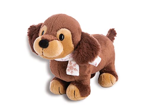NICI Kuscheltier Dackel Skida 22 cm – niedliches Stofftier aus weichem Plüsch zum Kuscheln und Spielen, Plüschtier für Kinder & Erwachsene, 49312, tolle Geschenkidee, braun von NICI