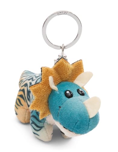 NICI Schlüsselanhänger Dino Cerastupsy 10cm blau - Nachhaltiger Begleiter Kuscheltieranhänger mit Schlüsselring für Schlüsselband, Schlüsselbund & Schlüsselhalter NICI Schlüsselanhänger Dino Cerastupsy 10cm blau - Nachhaltiger Begleiter Kuscheltieranhänger mit Schlüsselring für Schlüsselband, Schlüsselbund & Schlüsselhalter von NICI