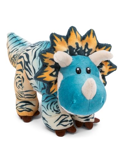 NICI Kuscheltier Dino Cerastupsy 20cm - Flauschiges Dino Kuscheltier zum Kuscheln und Liebhaben, Dino Stofftier aus recycelten Materialien – 49466, Blau NICI Kuscheltier Dino Cerastupsy 20cm - Flauschiges Dino Kuscheltier zum Kuscheln und Liebhaben, Dino Stofftier aus recycelten Materialien – 49466, Blau von NICI