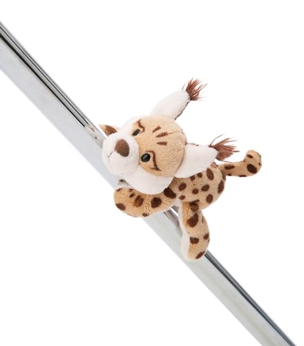 MagNICI Luchs Lyka 12cm beige - Nachhaltiges Kuscheltier mit Magnet – Magnettier für Kühlschrank, Tafel, Metall & vieles mehr von NICI
