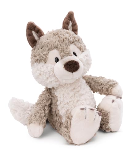 NICI 49953 Kuscheltier Wolf Winny 70cm grau-Stofftier aus weichem Plüsch, niedliches Plüschtier zum Kuscheln und Spielen, für Kinder & Erwachsene-tolle Geschenkidee von NICI