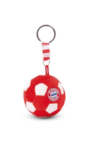 NICI 49996 Schlüsselanhänger FC Bayern MÜNCHEN Fußball 6cm rot-Nachhaltiger Begleiter Kuschelanhänger mit Schlüsselring für Schlüsselband, Schlüsselbund & Schlüsselhalter NICI 49996 Schlüsselanhänger FC Bayern MÜNCHEN Fußball 6cm rot-Nachhaltiger Begleiter Kuschelanhänger mit Schlüsselring für Schlüsselband, Schlüsselbund & Schlüsselhalter von NICI