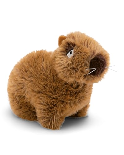 NICI Capybara Kuscheltier Capy-Barbara 17cm sitzend - Niedliches Stofftier zum Kuscheln und Spielen, Capybara Plüschtier für Schmusetierliebhaber - 61222, Braun von NICI