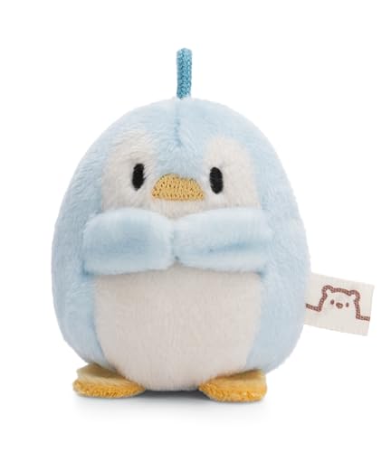 NICI Kuscheltier Pinguin Waddle 5cm blau - Stofftier aus weichem Plüsch, niedliches Plüschtier zum Kuscheln und Spielen, für Kinder & Erwachsene - tolle Geschenkidee von NICI