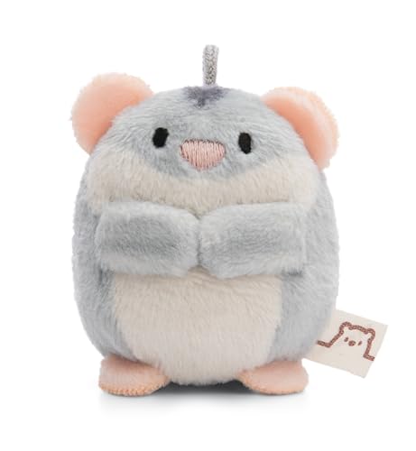 Kuscheltier Hamster Shai 5cm grau - Stofftier aus weichem Plüsch, niedliches Plüschtier zum Kuscheln und Spielen, für Kinder & Erwachsene - tolle Geschenkidee von NICI
