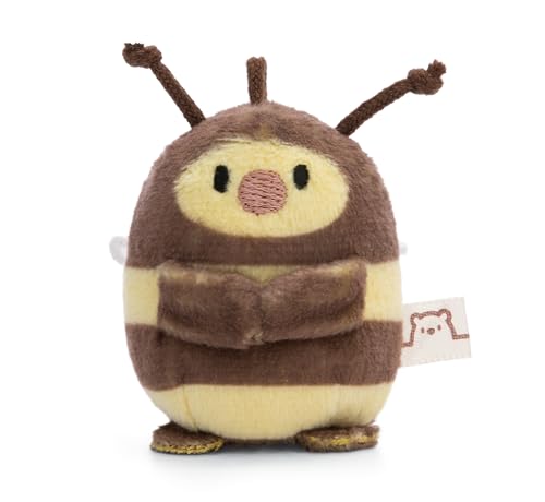 Kuscheltier Biene Beenie 5cm braun - Stofftier aus weichem Plüsch, niedliches Plüschtier zum Kuscheln und Spielen, für Kinder & Erwachsene - tolle Geschenkidee von NICI